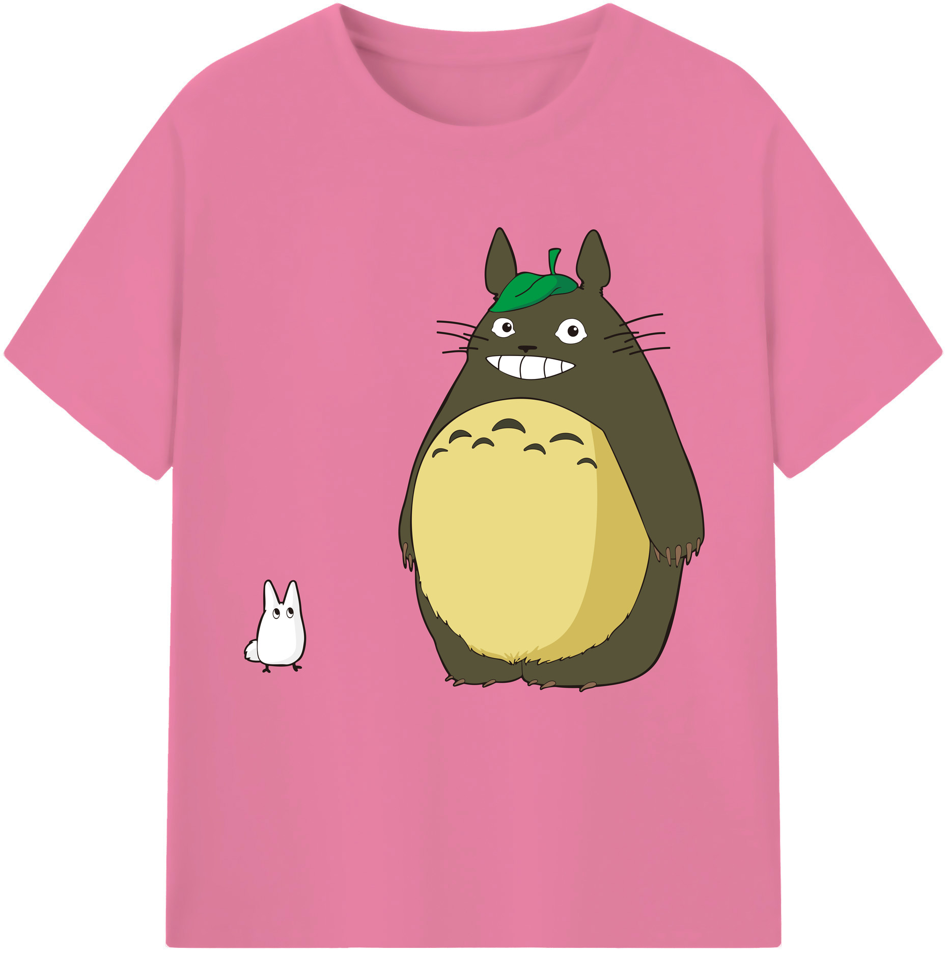 （画像用） となりのトトロ 草壁メイ 草壁サツキ My Neighbor Totoro Satsuki Kusakabe Mei Kusakabe 綿100％半袖Tシャツ（フロントプリント）